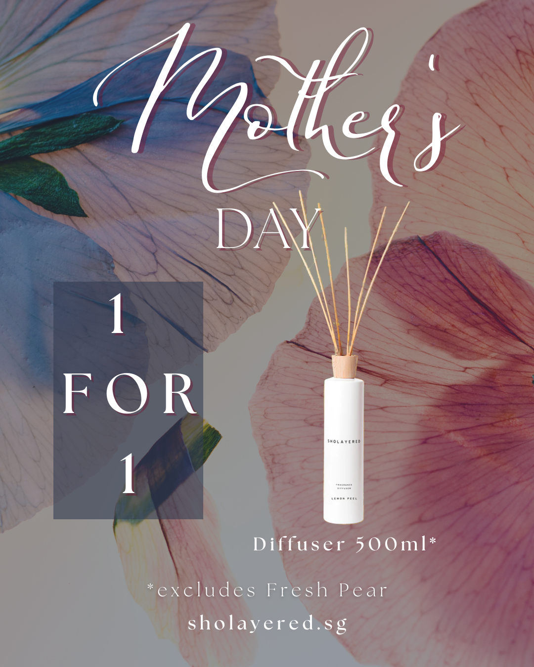 Mother's Day 1 for 1 Promotion