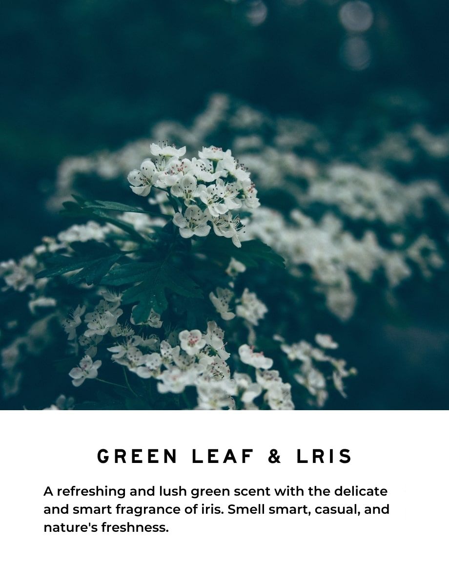 Green Leaf & Iris